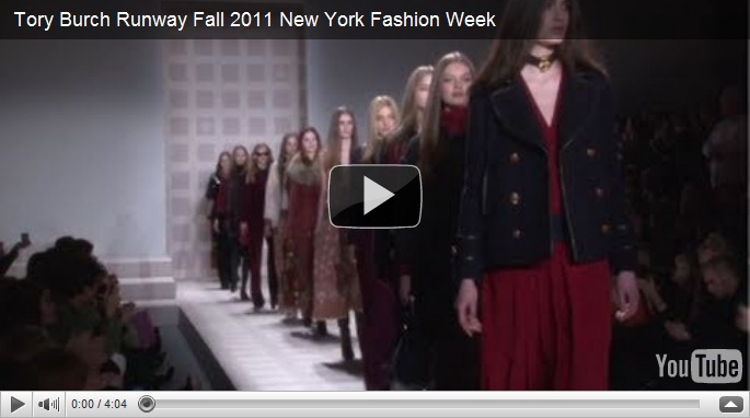 Wearable Trends: Tory Burch Fall 2011 Collection, Mercedes-Benz Fashion ...